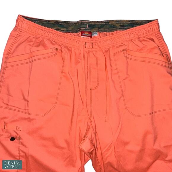 Dickies Scrub Set Coral/Camo Stretch V-Neck Top & Petite Pants 3XL/XL Modern Fit - Picture 9 of 14